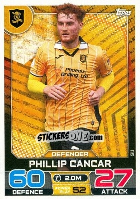 Cromo Phillip Cancar - SPFL 2022-2023. Match Attax
 - Topps