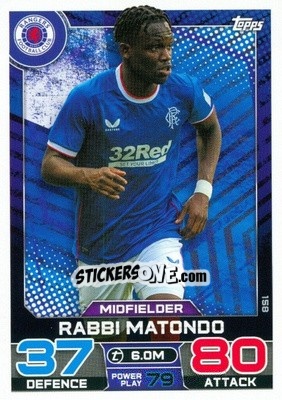 Cromo Rabbi Matondo - SPFL 2022-2023. Match Attax
 - Topps