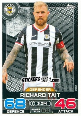 Sticker Richard Tait - SPFL 2022-2023. Match Attax
 - Topps