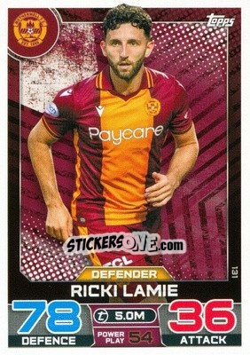 Cromo Ricki Lamie - SPFL 2022-2023. Match Attax
 - Topps