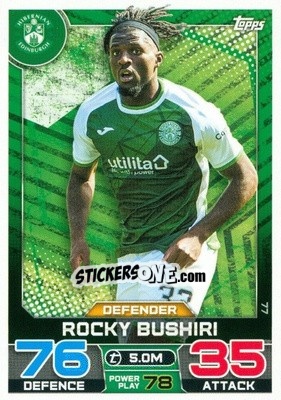 Cromo Rocky Bushiri - SPFL 2022-2023. Match Attax
 - Topps