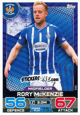 Figurina Rory McKenzie - SPFL 2022-2023. Match Attax
 - Topps