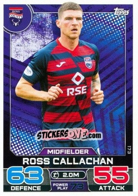 Sticker Ross Callachan - SPFL 2022-2023. Match Attax
 - Topps