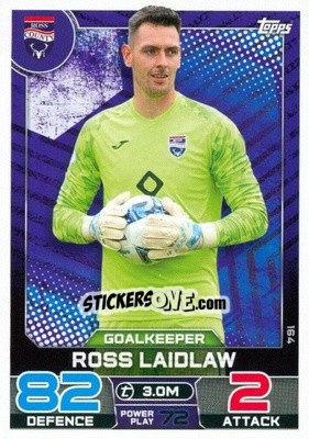 Sticker Ross Laidlaw - SPFL 2022-2023. Match Attax
 - Topps