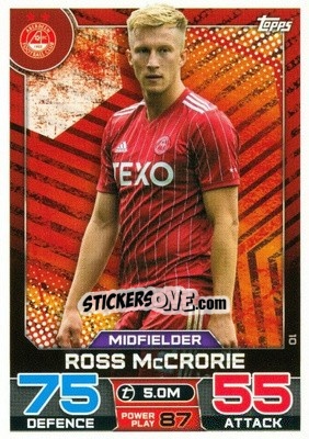 Figurina Ross McCrorie - SPFL 2022-2023. Match Attax
 - Topps