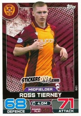 Cromo Ross Tierney - SPFL 2022-2023. Match Attax
 - Topps