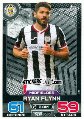 Figurina Ryan Flynn - SPFL 2022-2023. Match Attax
 - Topps