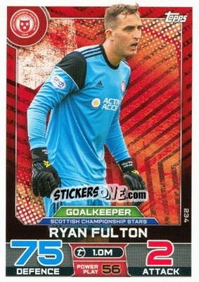 Figurina Ryan Fulton - SPFL 2022-2023. Match Attax
 - Topps