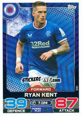 Sticker Ryan Kent - SPFL 2022-2023. Match Attax
 - Topps