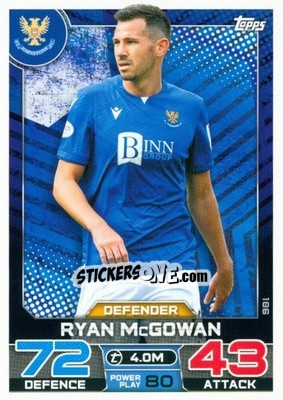 Sticker Ryan McGowan - SPFL 2022-2023. Match Attax
 - Topps