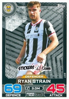 Figurina Ryan Strain - SPFL 2022-2023. Match Attax
 - Topps