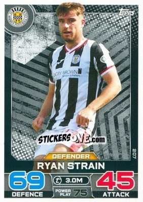 Sticker Ryan Strain - SPFL 2022-2023. Match Attax
 - Topps