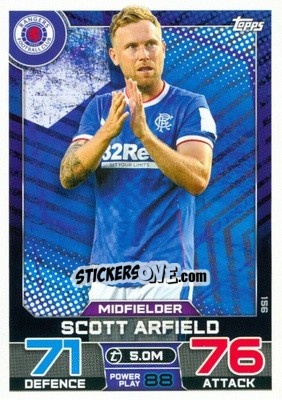 Cromo Scott Arfield - SPFL 2022-2023. Match Attax
 - Topps