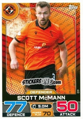 Cromo Scott McMann - SPFL 2022-2023. Match Attax
 - Topps