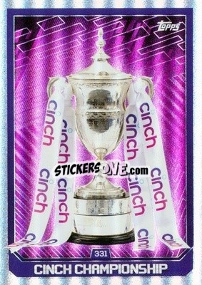 Sticker Scottish Championship Trophy - SPFL 2022-2023. Match Attax
 n. 331 - Topps