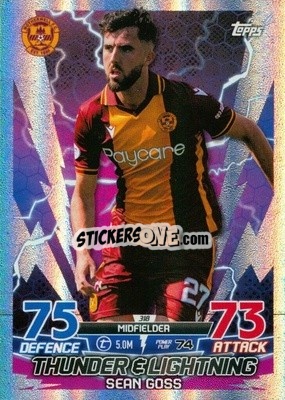 Figurina Sean Goss - SPFL 2022-2023. Match Attax
 - Topps