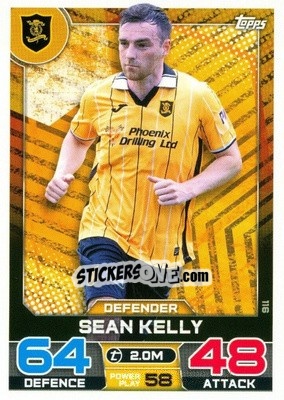 Cromo Sean Kelly - SPFL 2022-2023. Match Attax
 - Topps