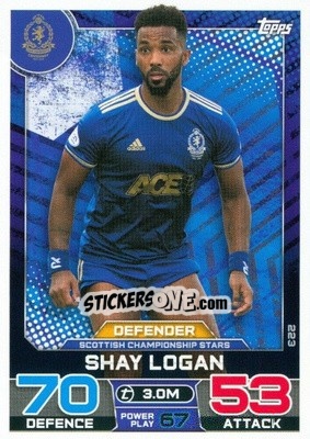 Sticker Shay Logan - SPFL 2022-2023. Match Attax
 - Topps