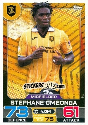 Sticker Stéphane Oméonga - SPFL 2022-2023. Match Attax
 - Topps