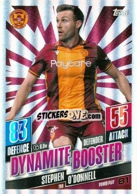 Figurina Stephen O'Donnell - SPFL 2022-2023. Match Attax
 - Topps