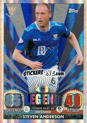 Sticker Steven Anderson - SPFL 2022-2023. Match Attax
 - Topps