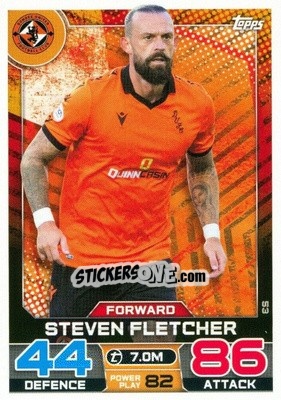 Figurina Steven Fletcher - SPFL 2022-2023. Match Attax
 - Topps