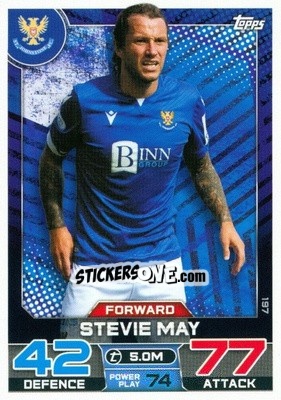 Sticker Stevie May - SPFL 2022-2023. Match Attax
 - Topps