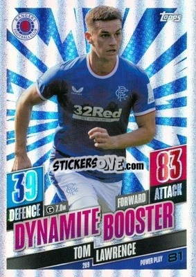 Figurina Tom Lawrence - SPFL 2022-2023. Match Attax
 - Topps