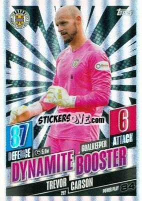 Figurina Trevor Carson - SPFL 2022-2023. Match Attax
 - Topps