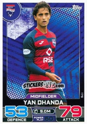 Sticker Yan Dhanda - SPFL 2022-2023. Match Attax
 - Topps