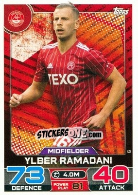 Figurina Ylber Ramadani - SPFL 2022-2023. Match Attax
 - Topps