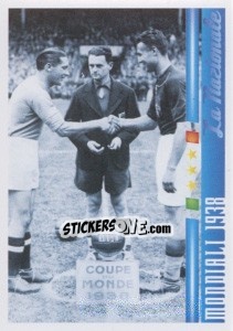 Sticker L'Italia al Mondiali 1938 - Azzurro Mondiale 1910-2002 n. 14 - Panini