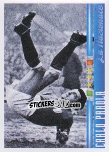 Sticker Carlo Parola - Azzurro Mondiale 1910-2002 - Panini