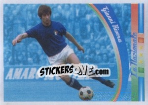 Sticker Gianni Rivera - Azzurro Mondiale 1910-2002 n. 27 - Panini