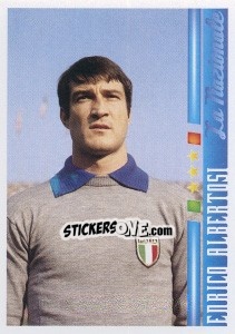 Sticker Enrico Albertosi - Azzurro Mondiale 1910-2002 n. 28 - Panini
