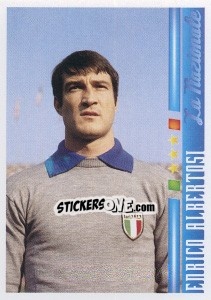 Cromo Enrico Albertosi - Azzurro Mondiale 1910-2002 - Panini