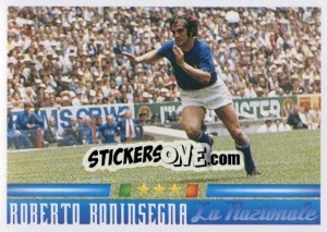 Cromo Roberto Boninsegna - Azzurro Mondiale 1910-2002 - Panini