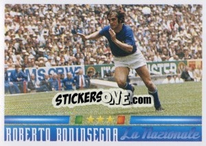 Figurina Roberto Boninsegna - Azzurro Mondiale 1910-2002 n. 31 - Panini