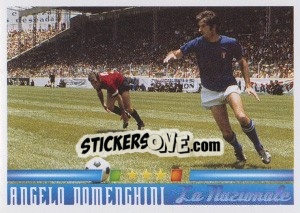 Sticker Angelo Domenghini - Azzurro Mondiale 1910-2002 n. 33 - Panini
