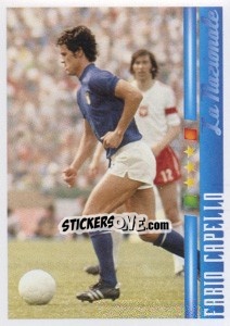 Sticker Fabio Capello - Azzurro Mondiale 1910-2002 n. 34 - Panini