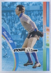 Sticker Il capitano Dino Zoff - Azzurro Mondiale 1910-2002 n. 39 - Panini