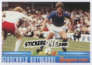 Sticker Giancarlo Antognoni - Azzurro Mondiale 1910-2002 n. 52 - Panini