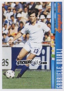 Sticker Gabrielle Oriali - Azzurro Mondiale 1910-2002 n. 54 - Panini