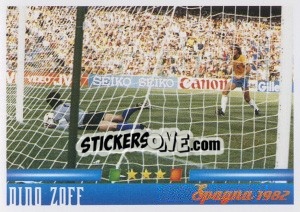 Sticker Il gesto techico - Azzurro Mondiale 1910-2002 n. 57 - Panini