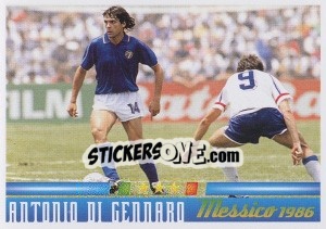 Sticker Antonio Di Gennaro - Azzurro Mondiale 1910-2002 - Panini