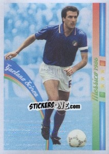 Sticker Il Capitano: Gaetano Scirea - Azzurro Mondiale 1910-2002 n. 67 - Panini
