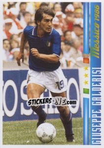 Sticker Meteore Azzurre: Giuseppe Galderisi - Azzurro Mondiale 1910-2002 - Panini