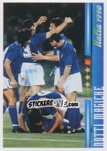 Figurina Notti Magiche - Azzurro Mondiale 1910-2002 n. 72 - Panini