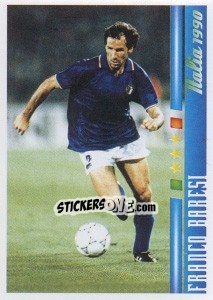 Sticker Franco Baresi - Azzurro Mondiale 1910-2002 n. 79 - Panini