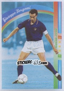 Sticker Il Capitano: Giuseppe Bergomi - Azzurro Mondiale 1910-2002 n. 81 - Panini